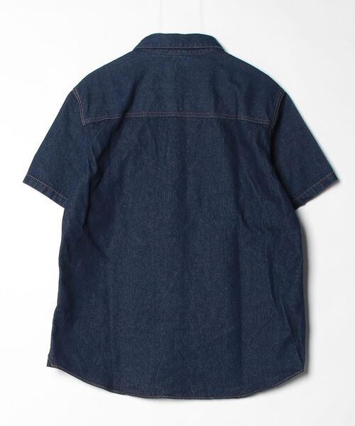 TMT(ティーエムティー)の「DENIM SHORT SLEEVE SHIRTS(ONE WASH)(シャツ/ブラウス・メンズ・インディゴブルー・LARGE/MEDIUM/X-LARGE)」の2枚目の写真