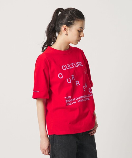 BEAUTY&YOUTH UNITED ARROWS(ビューティーアンドユースユナイテッドアローズ)の「【別注】<TOKI>プリント ショートスリーブ Tシャツ(Tシャツ/カットソー・レディース・レッド/ブラック/ホワイト・FREE)」の12枚目の写真