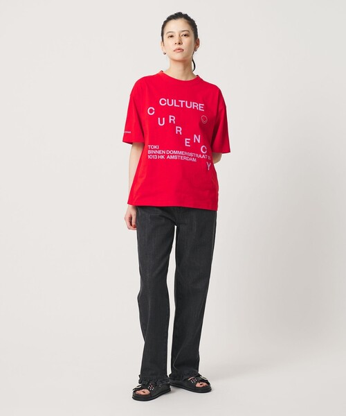 BEAUTY&YOUTH UNITED ARROWS(ビューティーアンドユースユナイテッドアローズ)の「【別注】<TOKI>プリント ショートスリーブ Tシャツ(Tシャツ/カットソー・レディース・レッド/ブラック/ホワイト・FREE)」の13枚目の写真
