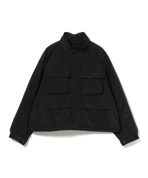 BEAMS HEART（ビームスハート）の「フィッシング ワイドショート ブルゾン（ライダースジャケット・メンズ・カーキ/ブラック・LARGE/MEDIUM/SMALL）」の3枚目の写真