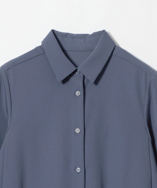 A DAY IN THE LIFE UNITED ARROWS(アデイインザライフユナイテッドアローズ)の「ツイル Aライン シャツワンピース ‐ウォッシャブル‐<A DAY IN THE LIFE>(ワンピース・レディース・ダークグレー/ロイヤルブルー/ダークブラウン・FREE)」の11枚目の写真