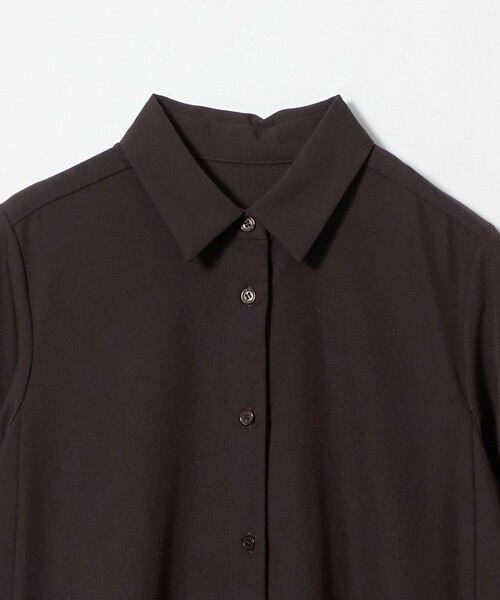 A DAY IN THE LIFE UNITED ARROWS(アデイインザライフユナイテッドアローズ)の「ツイル Aライン シャツワンピース ‐ウォッシャブル‐<A DAY IN THE LIFE>(ワンピース・レディース・ダークグレー/ロイヤルブルー/ダークブラウン・FREE)」の18枚目の写真