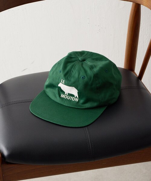 ear PAPILLONNER（イアパピヨネ）の「【BAP】別注Woolgathersショルダーバッグ/キャップ（ショルダーバッグ・レディース・グリーン/アイボリー・FREE）」の2枚目の写真