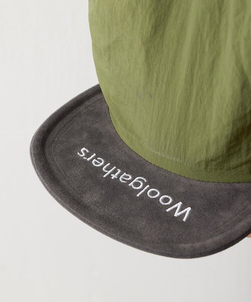 ear PAPILLONNER（イアパピヨネ）の「【BAP】別注Woolgathersショルダーバッグ/キャップ（ショルダーバッグ・レディース・グリーン/アイボリー・FREE）」の6枚目の写真