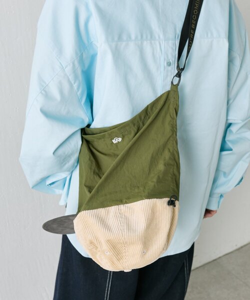 ear PAPILLONNER（イアパピヨネ）の「【BAP】別注Woolgathersショルダーバッグ/キャップ（ショルダーバッグ・レディース・グリーン/アイボリー・FREE）」の10枚目の写真