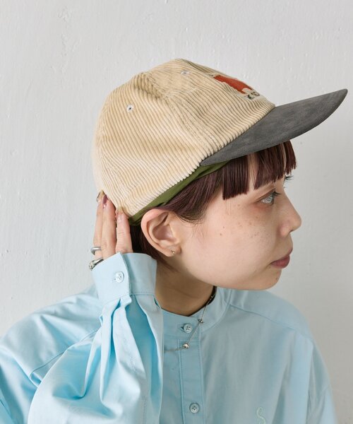 ear PAPILLONNER（イアパピヨネ）の「【BAP】別注Woolgathersショルダーバッグ/キャップ（ショルダーバッグ・レディース・グリーン/アイボリー・FREE）」の13枚目の写真