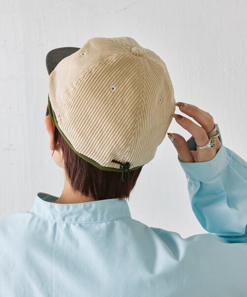 ear PAPILLONNER（イアパピヨネ）の「【BAP】別注Woolgathersショルダーバッグ/キャップ（ショルダーバッグ・レディース・グリーン/アイボリー・FREE）」の14枚目の写真
