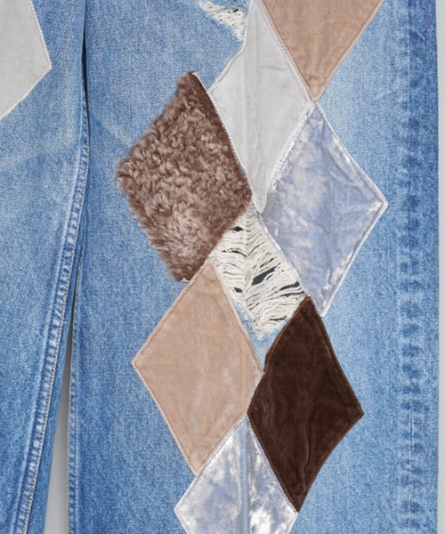 MASU(エムエーエスユー)の「【MASU】MB DIAMOND WIDE JEANS(デニムパンツ・メンズ・ブルー/ブラック・46/44/42)」の4枚目の写真