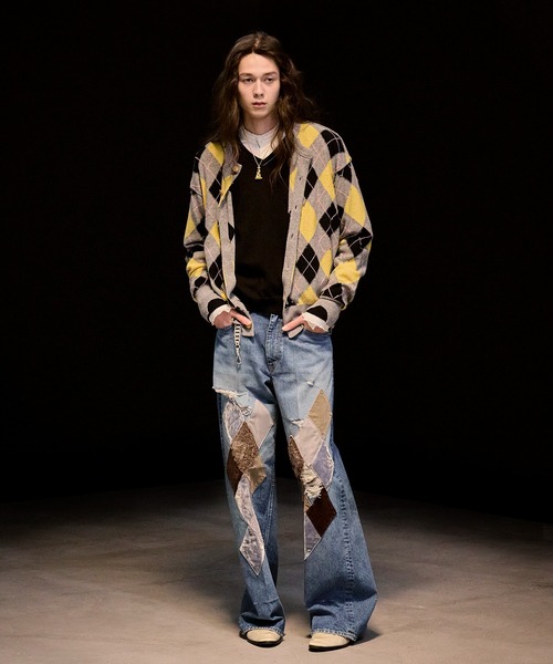 MASU(エムエーエスユー)の「【MASU】MB DIAMOND WIDE JEANS(デニムパンツ・メンズ・ブルー/ブラック・46/44/42)」の9枚目の写真