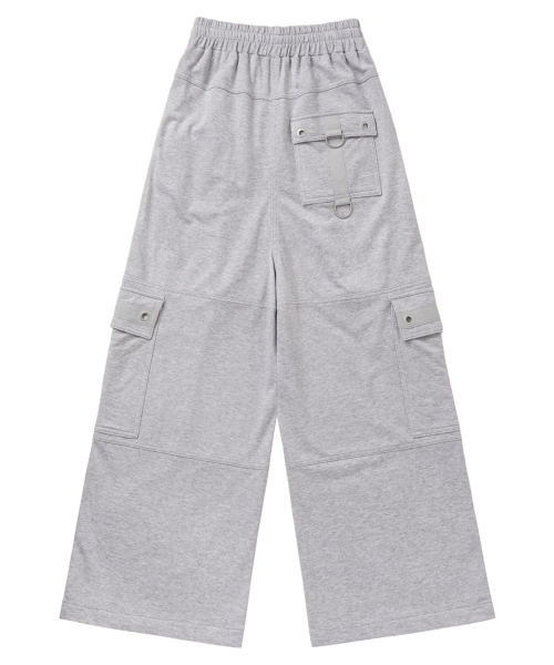 DEINET(ダイニット)の「METAL DETAIL SWEAT PANTS IN MELANGE GREY(スウェットパンツ・レディース・その他・FREE)」の2枚目の写真
