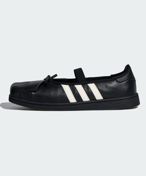 adidas(アディダス)の「SUPERSTAR SQ BALLET W / アディダス スーパースター スクエア バレエシューズ ジェニー / アディダスオリジナルス adidas Originals(スニーカー・レディース・ブラック・24.5cm/22.5cm/23.0cm/24.0cm/25.5cm/27.5cm/28.0cm/22.0cm/26.0cm/23.5cm/25.0cm/26.5cm/27.0cm)」の3枚目の写真