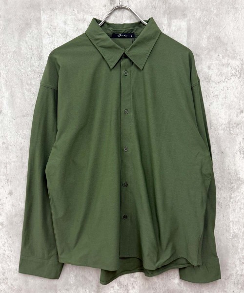 Universal Style Wear(ユニバーサルスタイルウェア)の「マルチファンクション長袖シャツ(シャツ/ブラウス・メンズ・チャコールグレー/ベージュ/オフホワイト/ブラック/カーキ・L/XL/M)」の5枚目の写真