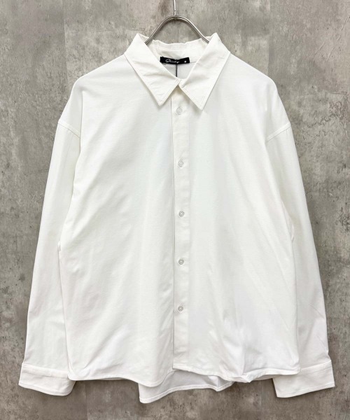 Universal Style Wear(ユニバーサルスタイルウェア)の「マルチファンクション長袖シャツ(シャツ/ブラウス・メンズ・チャコールグレー/ベージュ/オフホワイト/ブラック/カーキ・L/XL/M)」の6枚目の写真