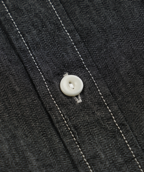 FRIZMWORKS(フリズムワークス)の「UTILITY FLAP POCKET DENIM WORK SHIRT _ BLACK(シャツ/ブラウス・メンズ・その他・SMALL/MEDIUM/LARGE/X-LARGE)」の5枚目の写真