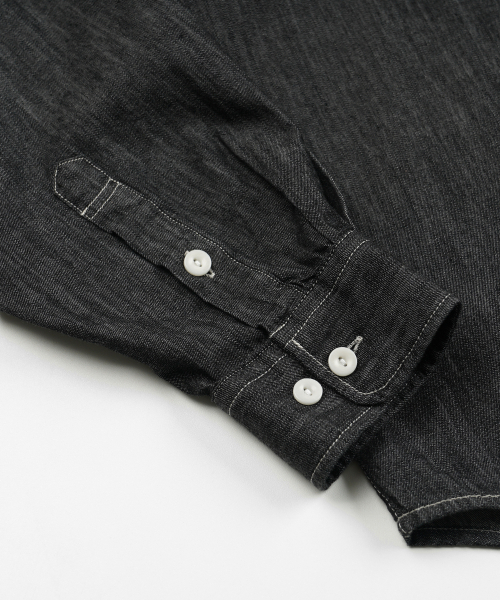 FRIZMWORKS(フリズムワークス)の「UTILITY FLAP POCKET DENIM WORK SHIRT _ BLACK(シャツ/ブラウス・メンズ・その他・SMALL/MEDIUM/LARGE/X-LARGE)」の6枚目の写真