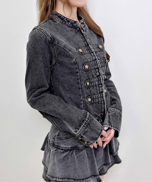 INGNI(イング)の「ナポレオンデニムジャケット(その他アウター・レディース・ブルー系その他/グレー・M)」の15枚目の写真