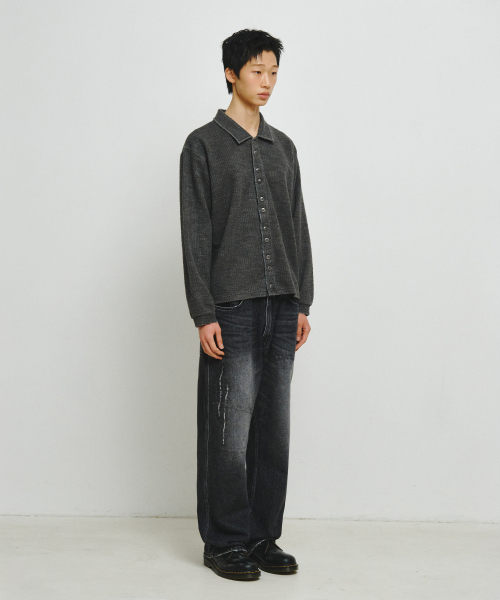 ENDOOR(エンドア)の「ピンシャツ(ブルーピン)(ニット/セーター・レディース・ダークインディゴブルー・LARGE/MEDIUM)」の3枚目の写真