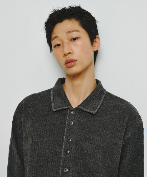 ENDOOR(エンドア)の「ピンシャツ(ブルーピン)(ニット/セーター・レディース・ダークインディゴブルー・LARGE/MEDIUM)」の7枚目の写真