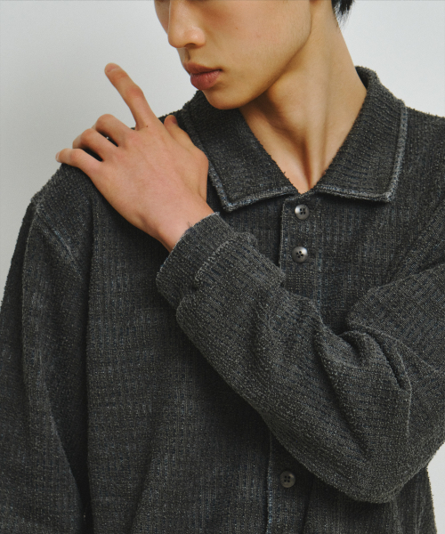 ENDOOR(エンドア)の「ピンシャツ(ブルーピン)(ニット/セーター・レディース・ダークインディゴブルー・LARGE/MEDIUM)」の10枚目の写真