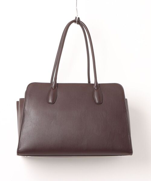 &MyuQ(アンドミューク)の「【&MyuQ/アンドミューク】Nyx bag(フェイクレザートートバッグ)(トートバッグ・レディース・ブラウン/キャメル・フリー)」の3枚目の写真
