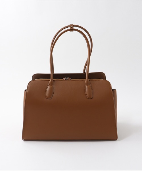 &MyuQ(アンドミューク)の「【&MyuQ/アンドミューク】Nyx bag(フェイクレザートートバッグ)(トートバッグ・レディース・ブラウン/キャメル・フリー)」の6枚目の写真