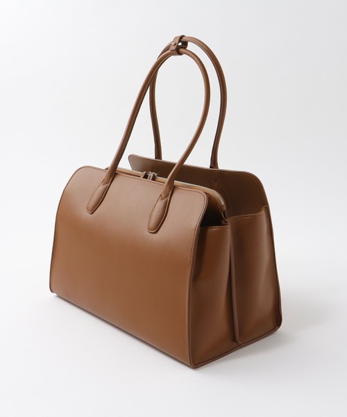 &MyuQ(アンドミューク)の「【&MyuQ/アンドミューク】Nyx bag(フェイクレザートートバッグ)(トートバッグ・レディース・ブラウン/キャメル・フリー)」の7枚目の写真