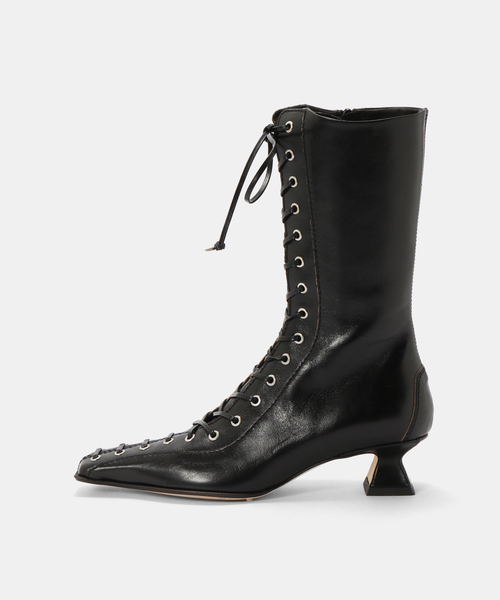 miista(ミスタ)の「Miista/ミスタ Emile Black Lace Ankle Boots(ブーツ・レディース・ブラック・37/36/35)」の9枚目の写真