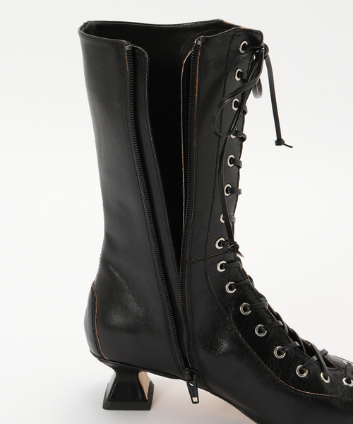 miista(ミスタ)の「Miista/ミスタ Emile Black Lace Ankle Boots(ブーツ・レディース・ブラック・37/36/35)」の6枚目の写真
