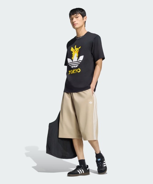adidas(アディダス)の「adidas Originals/アディダス オリジナルス/POKEMON TEE TOKYO 3(Tシャツ/カットソー・レディース・ブラック/ホワイト・XS/L/XL/S/M)」の13枚目の写真