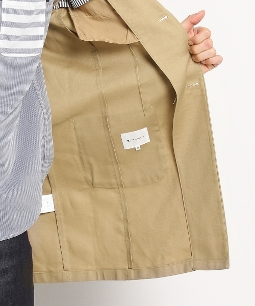 THE SHOP TK （ザ ショップ ティーケー ）の「ベーシックチェスターコート（チェスターコート・メンズ・ベージュ/ネイビー・02/03）」の9枚目の写真