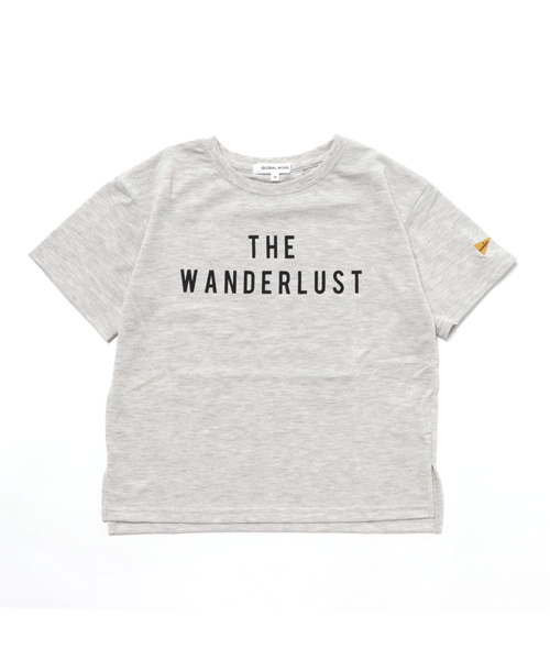 GLOBAL WORK（グローバルワーク）の「【キッズ】BIG-T/727771（Tシャツ/カットソー・キッズ・グレー/ホワイト・LARGE/MEDIUM/SMALL/X-LARGE）」の2枚目の写真