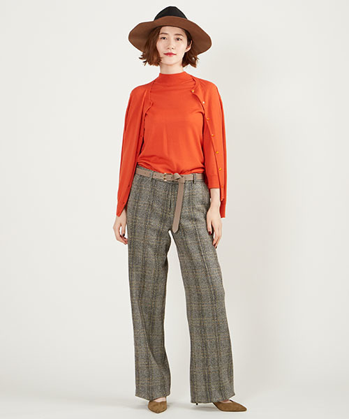 HELIOPOLE(エリオポール)の「SENSI STUDIO カラーブロックハット(ハット・レディース・ブルー系その他/ブラウン系その他・MEDIUM)」の8枚目の写真