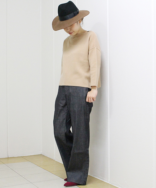 HELIOPOLE(エリオポール)の「SENSI STUDIO カラーブロックハット(ハット・レディース・ブルー系その他/ブラウン系その他・MEDIUM)」の10枚目の写真