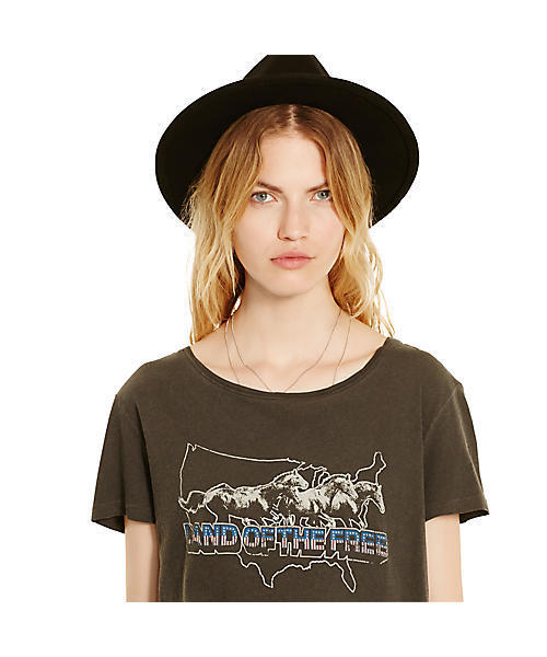 Denim & Supply Ralph Lauren（デニムアンドサプライラルフローレン）の「ドレープド ジャージー グラフィック Tシャツ（Tシャツ/カットソー・レディース・ブラック・LARGE/SMALL/XX-SMALL/MEDIUM/X-SMALL）」の7枚目の写真