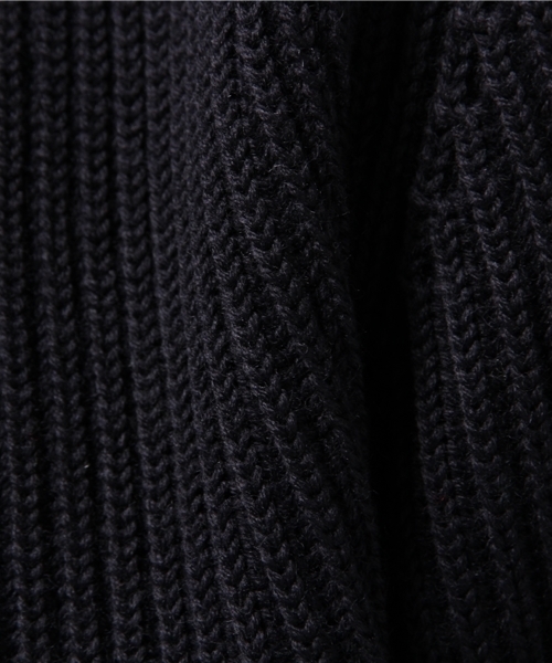 rehacer（レアセル）の「ANDERSEN-ANDERSEN : THE NAVY   TURTLE NECK（ニット/セーター・メンズ・グレー/ホワイト/ネイビー・SMALL/MEDIUM）」の9枚目の写真