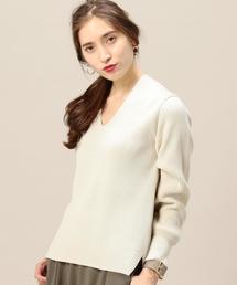 AURALEE オーラリー　黒 Vネック ニットセーター　　　size4 AURALEE オーラリー 黒 Vネック ニットセーター size4