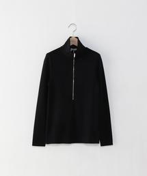 Steven Alan | ＜Steven Alan＞COTTON RIB ZIP TURTLE NECK PULLOVER/ﾌﾟﾙｵｰﾊﾞｰ(Tシャツ/カットソー)