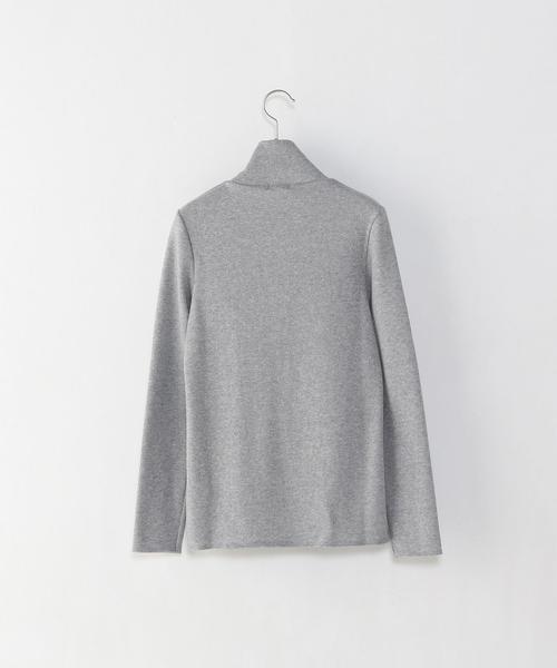 Steven Alan（スティーブンアラン）の「＜Steven Alan＞COTTON RIB ZIP TURTLE NECK PULLOVER/ﾌﾟﾙｵｰﾊﾞｰ◆（Tシャツ/カットソー・レディース・ブラック/グレー/マスタード・FREE）」の14枚目の写真