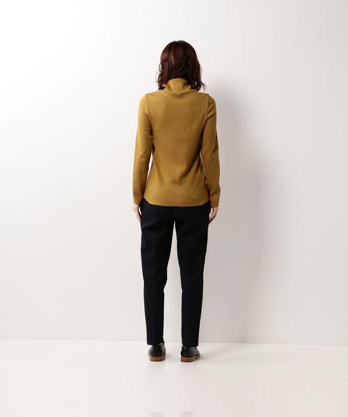 Steven Alan（スティーブンアラン）の「＜Steven Alan＞COTTON RIB ZIP TURTLE NECK PULLOVER/ﾌﾟﾙｵｰﾊﾞｰ◆（Tシャツ/カットソー・レディース・ブラック/グレー/マスタード・FREE）」の9枚目の写真