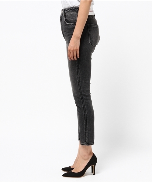 SLY（スライ）の「NOAH JW ANKLE SLIM-E（デニムパンツ・レディース・ブラック・27inch/25inch/23inch/24inch/26inch）」の9枚目の写真