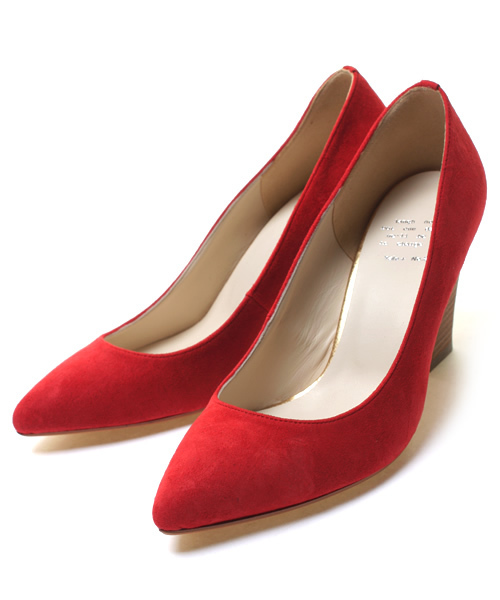 Ray BEAMS（レイビームス）の「エイト / スエードパンプス（パンプス・レディース・グレー/レッド/パープル・22.5/23/23.5/24/24.5/25）」の3枚目の写真