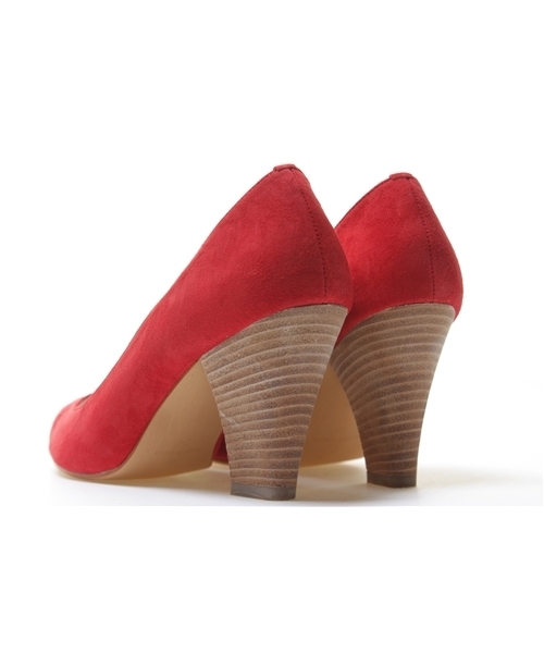 Ray BEAMS（レイビームス）の「エイト / スエードパンプス（パンプス・レディース・グレー/レッド/パープル・22.5/23/23.5/24/24.5/25）」の6枚目の写真