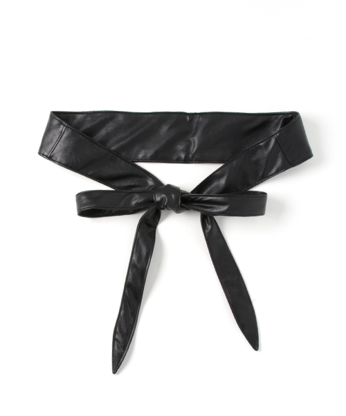 Andemiu（アンデミュウ）の「Ｆ／レザーリボンベルト750671（ベルト・レディース・ピンク/ブラック/ベージュ/ブラウン・FREE）」の8枚目の写真