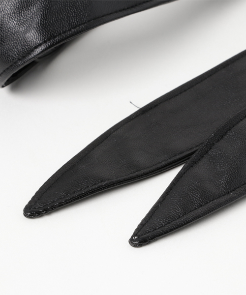 Andemiu（アンデミュウ）の「Ｆ／レザーリボンベルト750671（ベルト・レディース・ピンク/ブラック/ベージュ/ブラウン・FREE）」の6枚目の写真