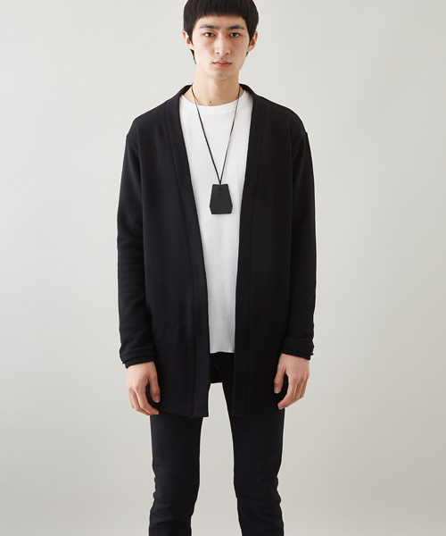STUDIOUS（ステュディオス）の「コーマスウェットオーバーロングカーディガン（カーディガン/ボレロ・メンズ・ブラック/グレー/ピンクベージュ・1/3/2）」の7枚目の写真