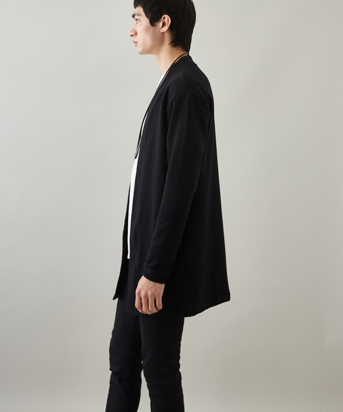 STUDIOUS（ステュディオス）の「コーマスウェットオーバーロングカーディガン（カーディガン/ボレロ・メンズ・ブラック/グレー/ピンクベージュ・1/3/2）」の8枚目の写真