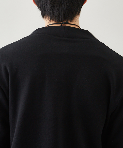 STUDIOUS（ステュディオス）の「コーマスウェットオーバーロングカーディガン（カーディガン/ボレロ・メンズ・ブラック/グレー/ピンクベージュ・1/3/2）」の5枚目の写真