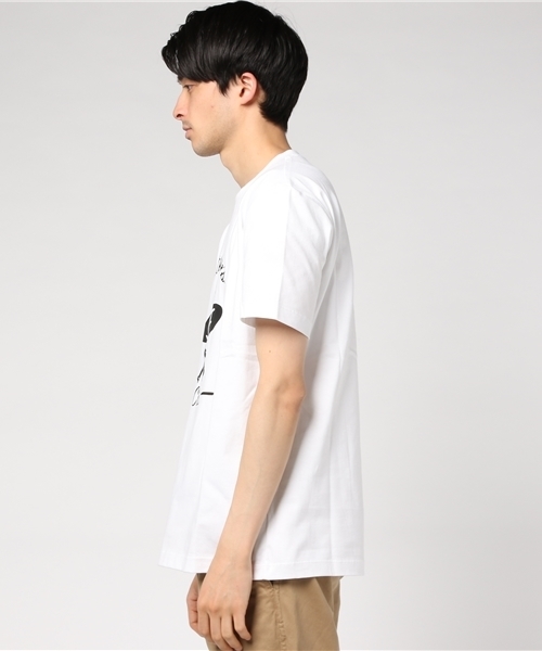 BLACK LABEL CRESTBRIDGE（ブラックレーベル・クレストブリッジ）の「GENTLEMAN'S SURF CLUBプリントT（Tシャツ/カットソー・メンズ・ピンク/オフホワイト・L/M）」の3枚目の写真