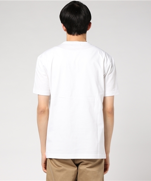 BLACK LABEL CRESTBRIDGE（ブラックレーベル・クレストブリッジ）の「GENTLEMAN'S SURF CLUBプリントT（Tシャツ/カットソー・メンズ・ピンク/オフホワイト・L/M）」の4枚目の写真