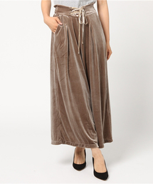 earth music&ecology | ベロアスピンドルワイドパンツ(その他パンツ)